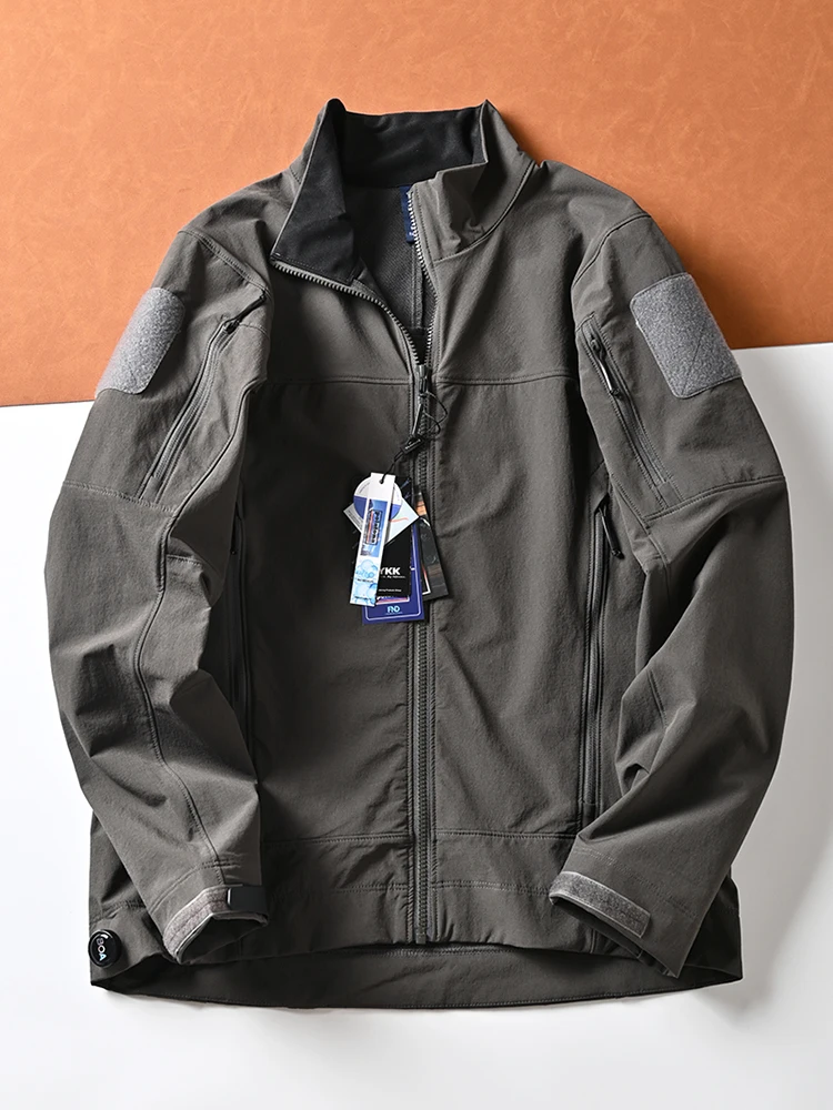 

Военная версия, мягкий ell Jaet, мужской уличный водонепроницаемый осенний ранний сезон, вращающийся регулятор синей Faion Urban Sle