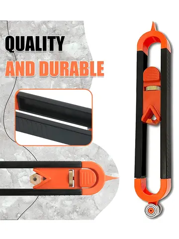 Contour Duplicator Gauge Tools Precise Contour Gauge Profile Tool Irregular fit for Welding Flooring Tile Carpet Woodworking DIY