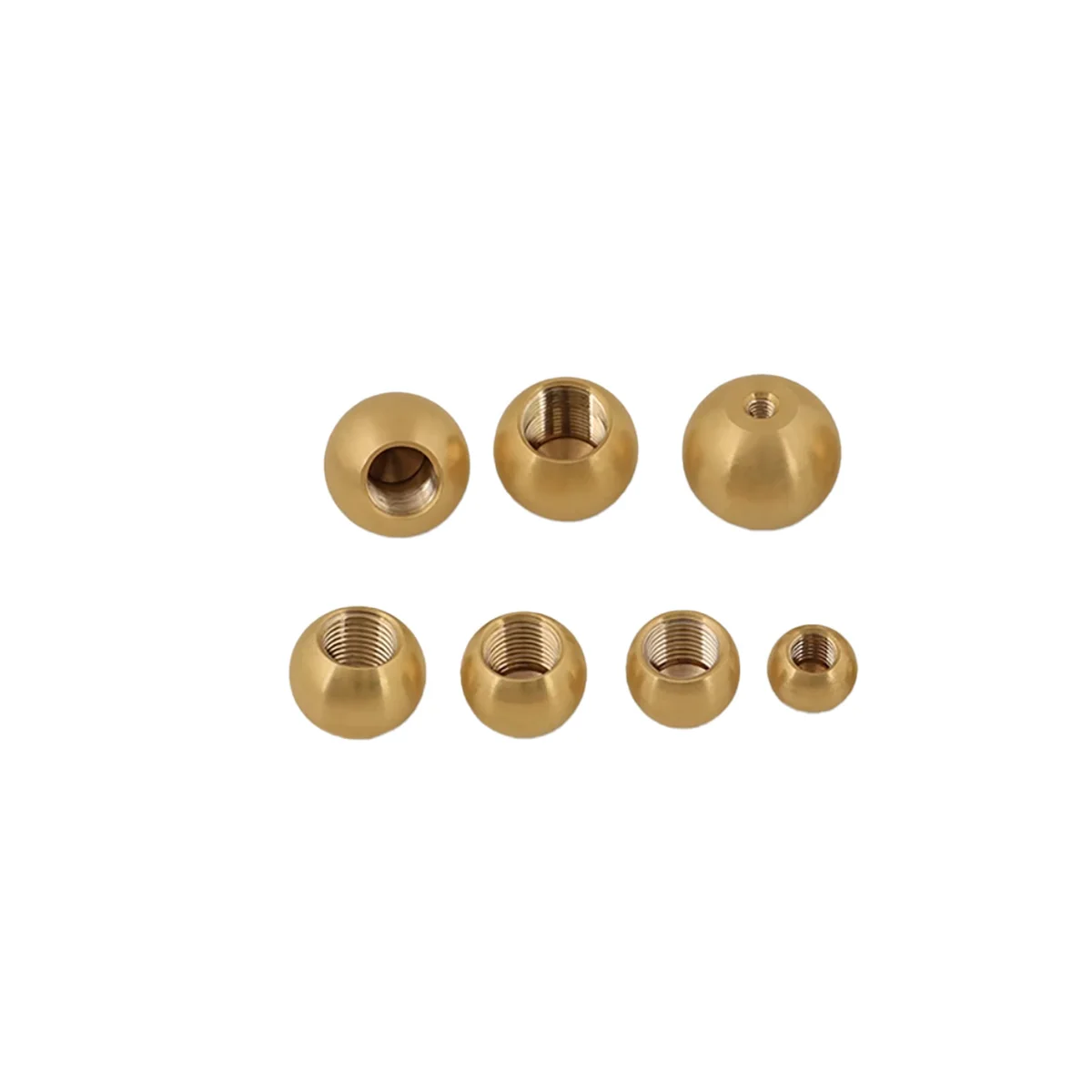 Pure Brass Internal Thread Nut/Lighting Accessory Nut Decorative Cap