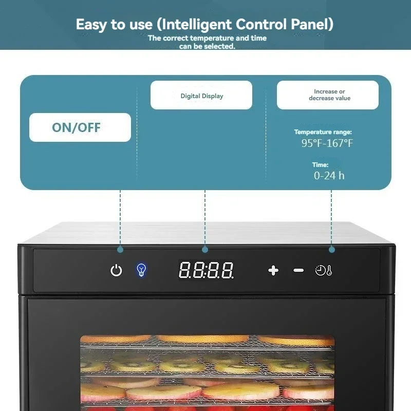 New Smart Timing Fruit Dryer Fruit And Vegetable Food Household Fruit DIY Healthy Pet Snacks