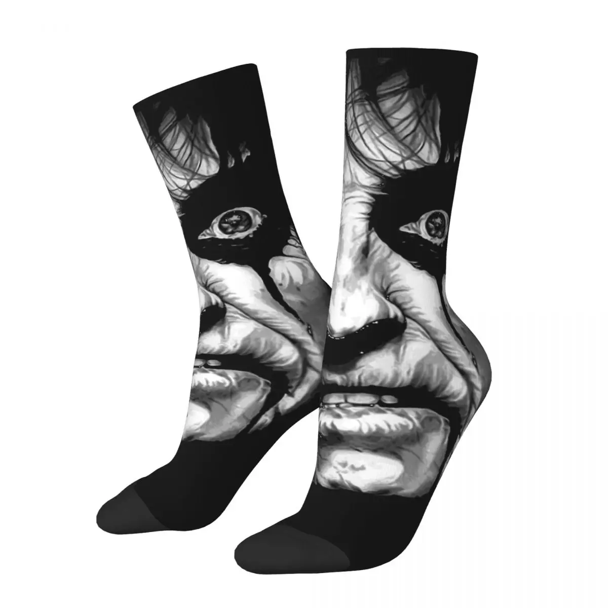 Hip Hop Vintage Old Alice Coopers Crazy Men's compression Socks Unisex Goth Style Harajuku Seamless Printed Funny Crew Sock