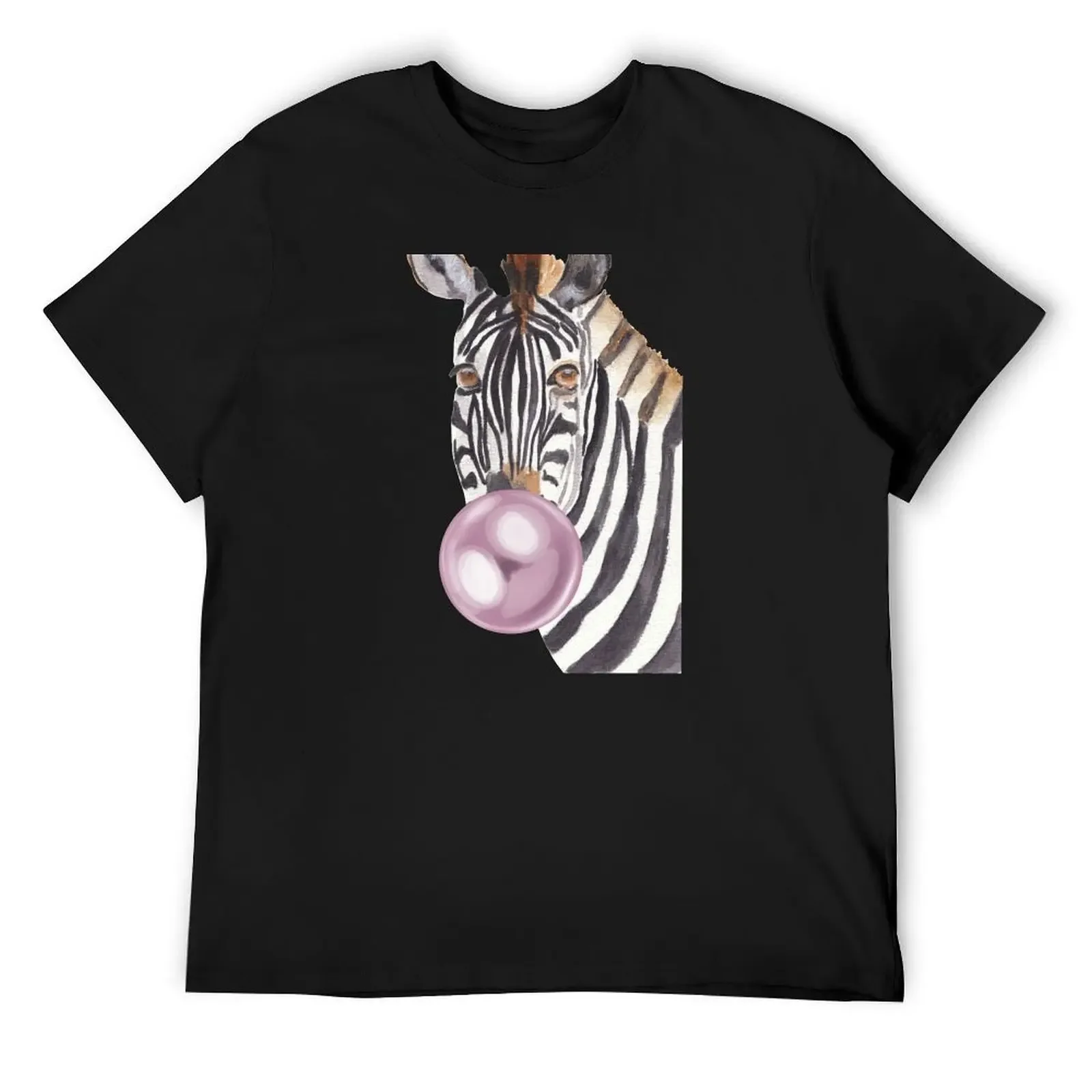 

Zebra blowing bubblegum.. T-Shirt heavyweights oversize t-shirts man clothes tshirts for men