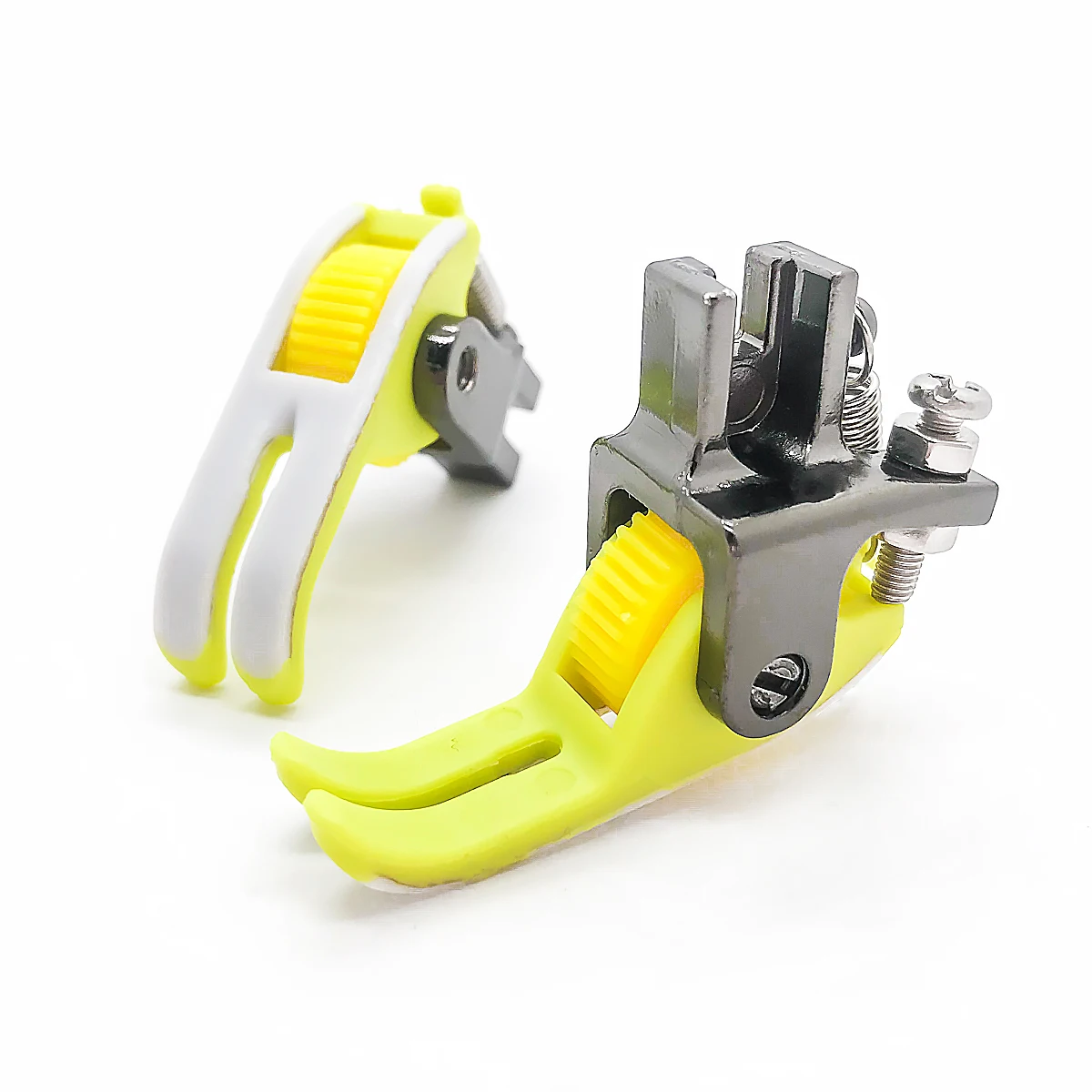 Upgrade version wide gap flat car plastic roller presser foot, do not eat cloth cloth pressure line, thick and thin general