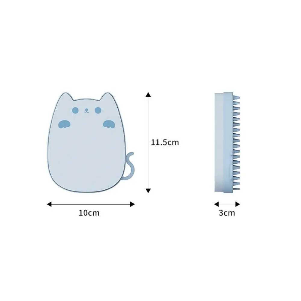 Durable Silicone Dog Hair Brush Cartoon Self Cleaning Hair Remover Brush Multicolour Sponge Pet Accessories Pet