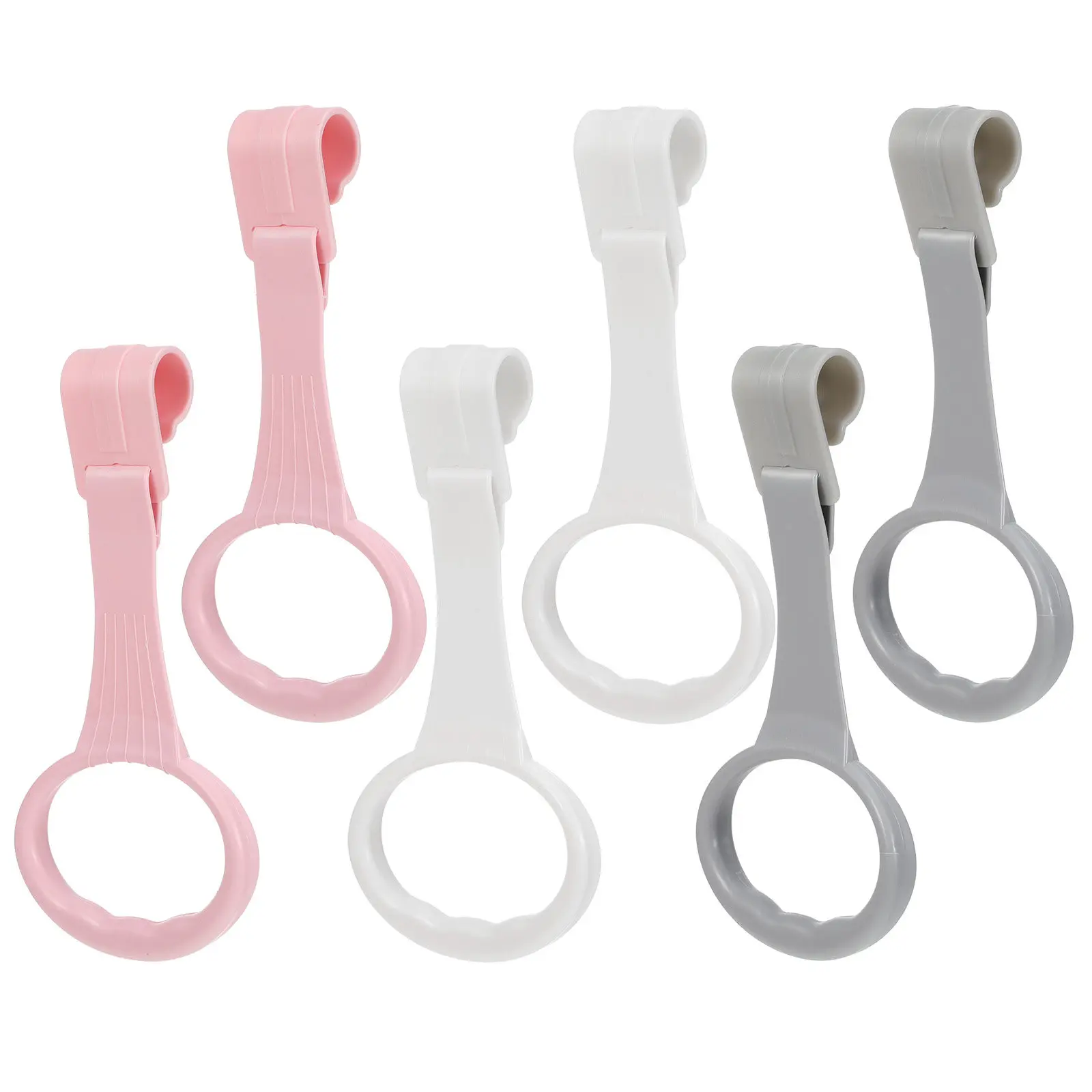 

6Pcs Baby Pull Up Rings for Crib Playpen Cot Nursery - Safe Stand Up Ring to Aid Infant Motor Skills