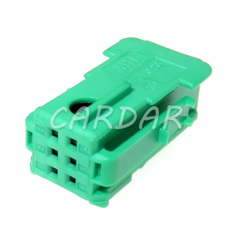 1 Set 6 Pin 0.6 Series Miniature Green Auto Wire Harness Unsealed Socket AC Assembly 185311-1 953381-1 953382-3