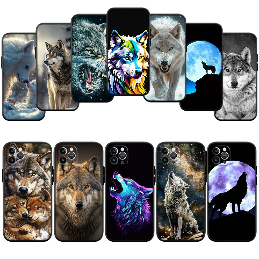 Animal Wolf Phone Case for Motorola Moto Edge 60 60s 70 G86 G56 G54 E14 G04S G45 G54 G64 S30 S50 X30 X40 X50 Ultra Pro Power view 3