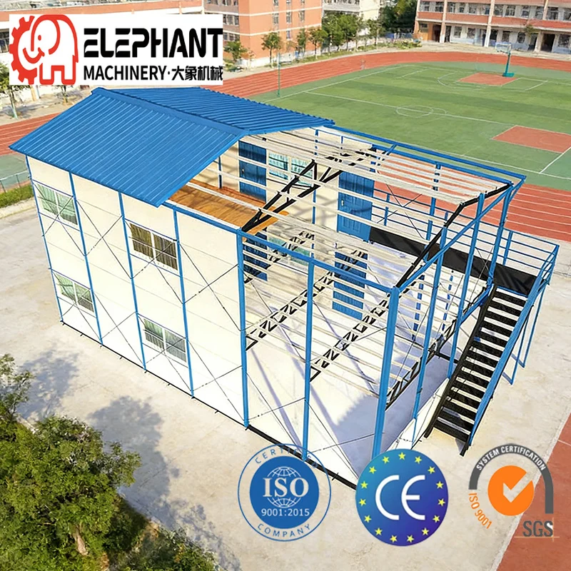 Prefab School Building Folding Container House Office Warehouse Hotel Use Modern Design Durable DX House 5 Year Warranty