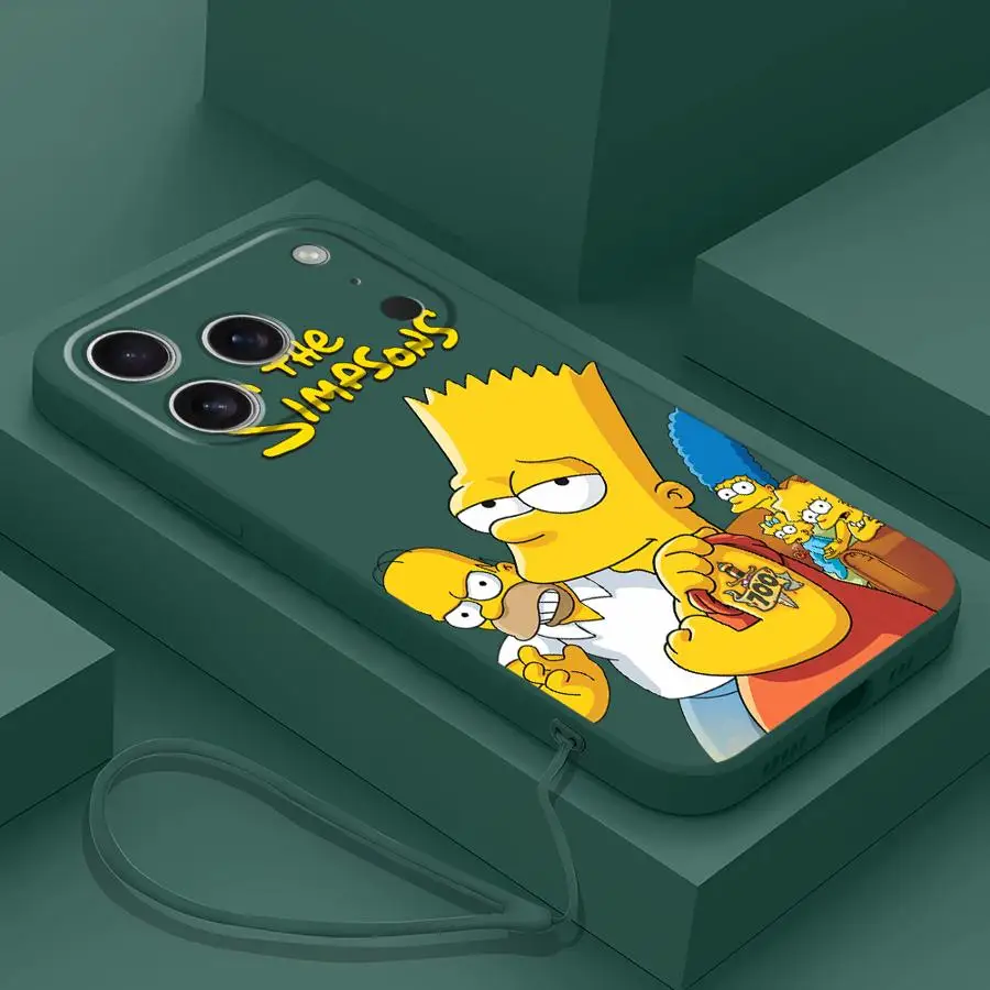 Red Bart Simpson Phone Cover Case for Apple iPhone 17 Pro Max 11 16 7 8 15 12 Plus Air XS XR 13 Mini  view 4