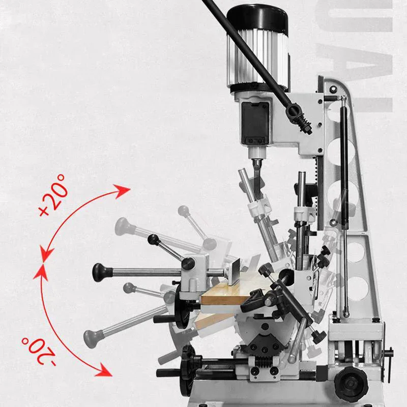 Woodworking Square Tenon Machine, Square Hole Drilling and Tenon Machine, Multifunctional Small Brushless Home-Use B(Customized)