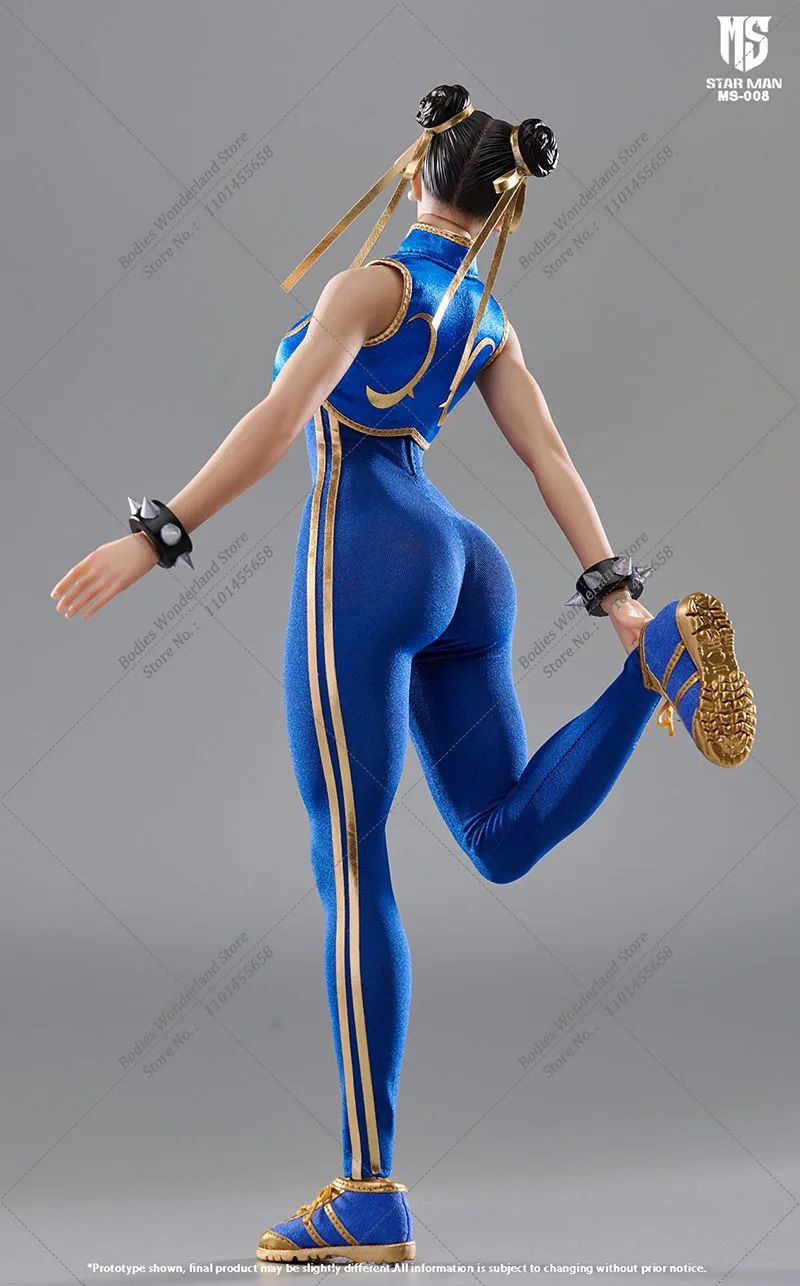 In Magazzino STAR MAN MS-008 Scala 1/6 Fighter Chun-li Action Figure Modello Soldato Femminile da 12 pollici Set Completo Figura Da Collezione Modello