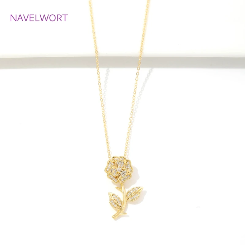 18K金メッキ真鍮ペンダント,ローズ,ベア,スクエアチャーム,ネックレス作り,DIYジュエリー素材,卸売り,ファッション