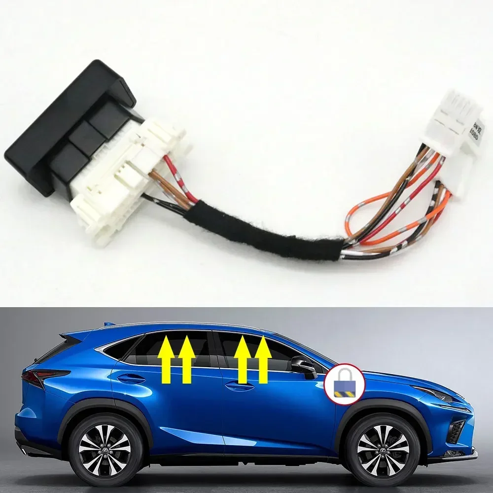 Auto LHD Window Close Opening Lifting Speed Lock Unlock OBD Module Plug And Play For Lexus NX 2017 2018 2019 2020 2021