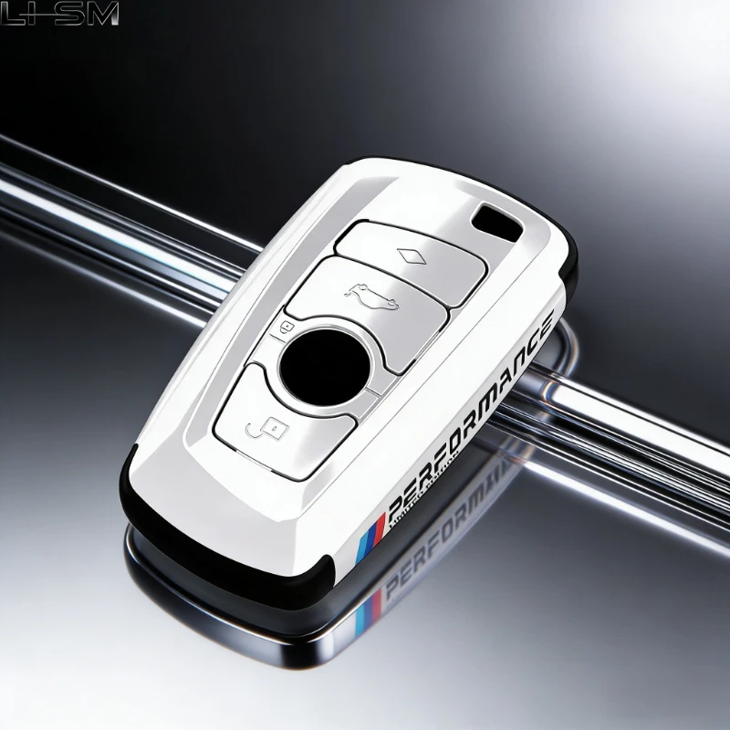PC Plating Car Remote Key Case Cover Shell Fob for BMW X1 X3 X4 X5 X6 F15 F16 G30 G20 3 5 7 Series G01 G02 G05 G11 G32 F48 F39