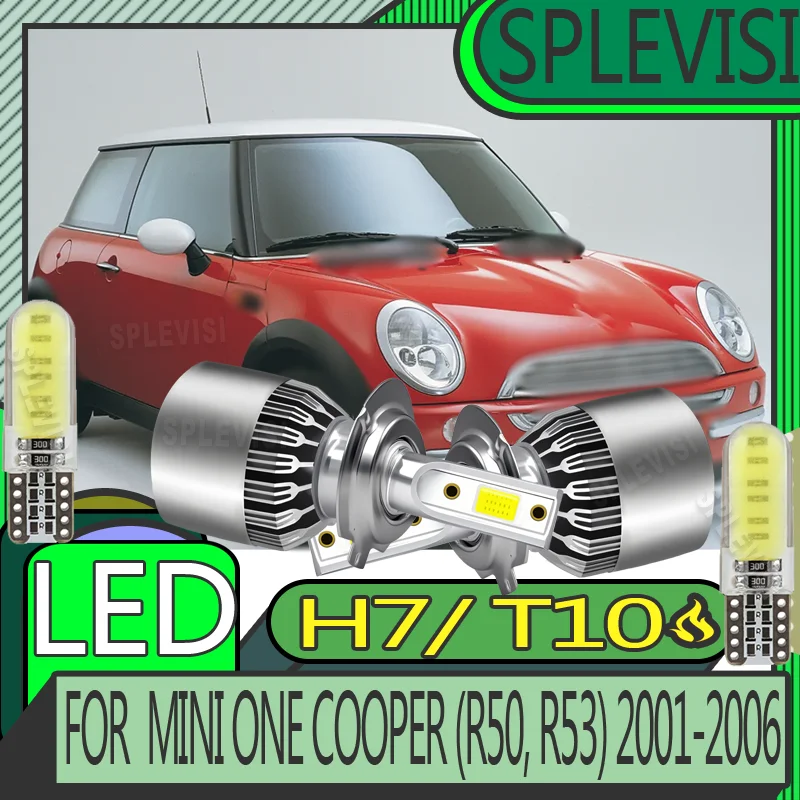 

Instant Illumination Simple Setup Energy Saving H7 LED Headlight For Mini One Cooper (R50, R53) 2001 2002 2003 2004 2005 2006