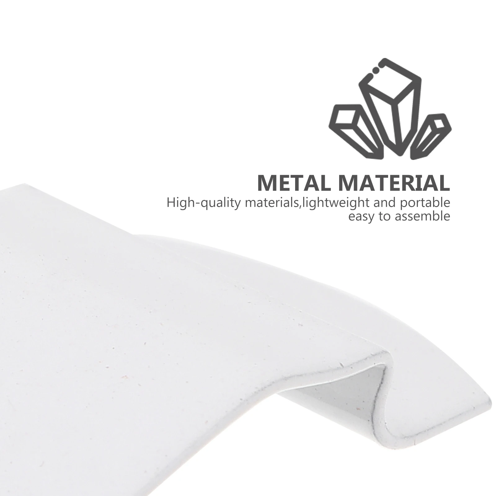 

20Pcs Curtain Installation Plates DIY Metal Accessories Smooth Burrs-Free Long-Lasting Vertical Curtain Track Fittings