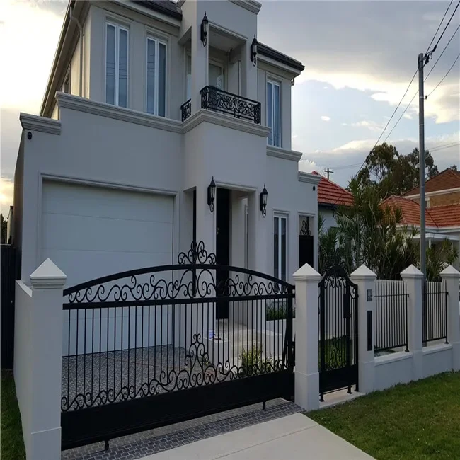 Luxurious Home & Apartment Front Door Wrought Iron House Gate Grill Designs Garden Gate