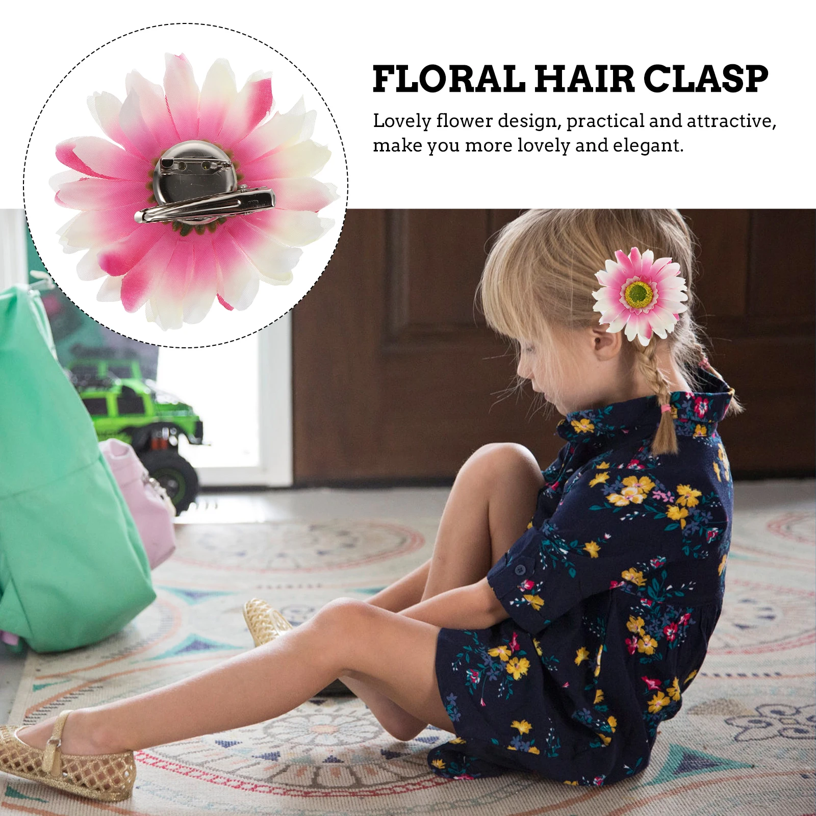 

12 шт., заколки для волос с цветами, аксессуары с искусственными цветами для вечеринок, элегантный костюм для девочек, головной убор, декоративные заколки