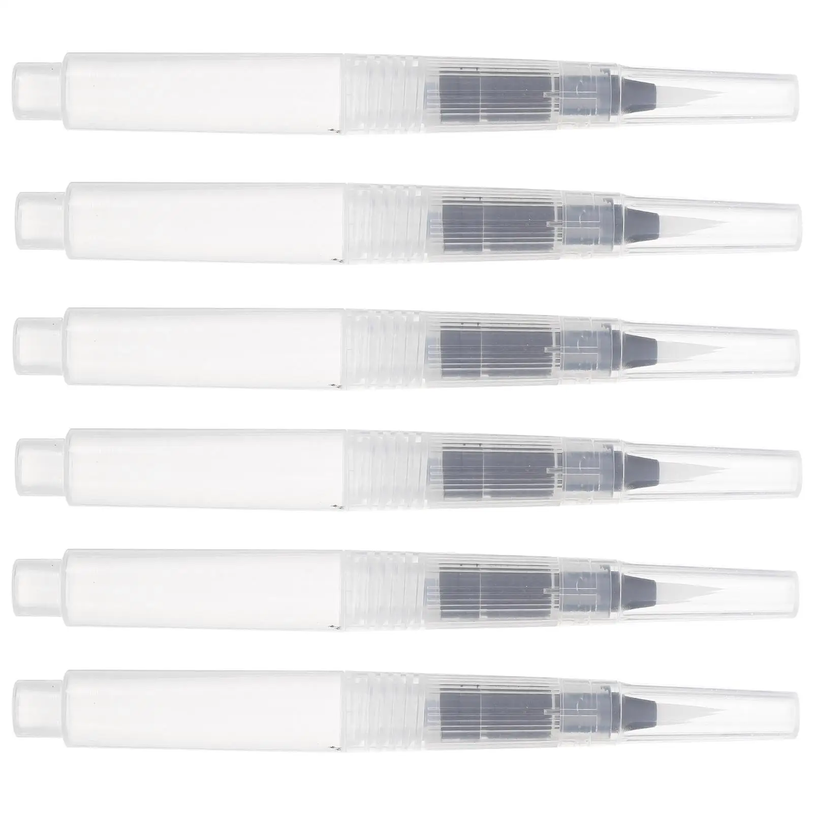 

6 Pcs Colored Pencil Drawing Water Brush Markers Pencils Tip Waterbrush Pens for Watercolor Paint