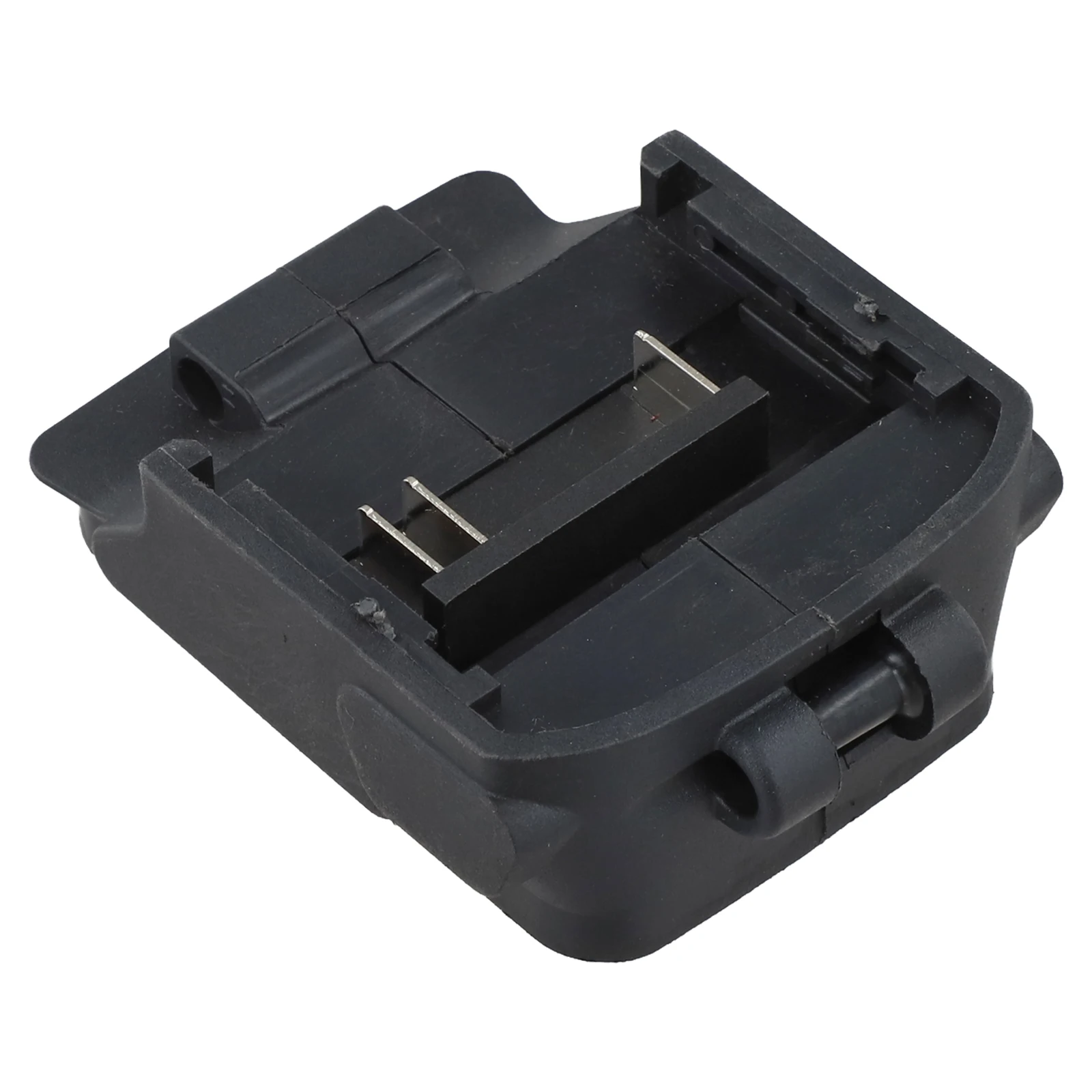 Adapter Li-ion Battery Adapter Battery Adapter Cable Plastic Material Battery Not Included Black Color Brand New