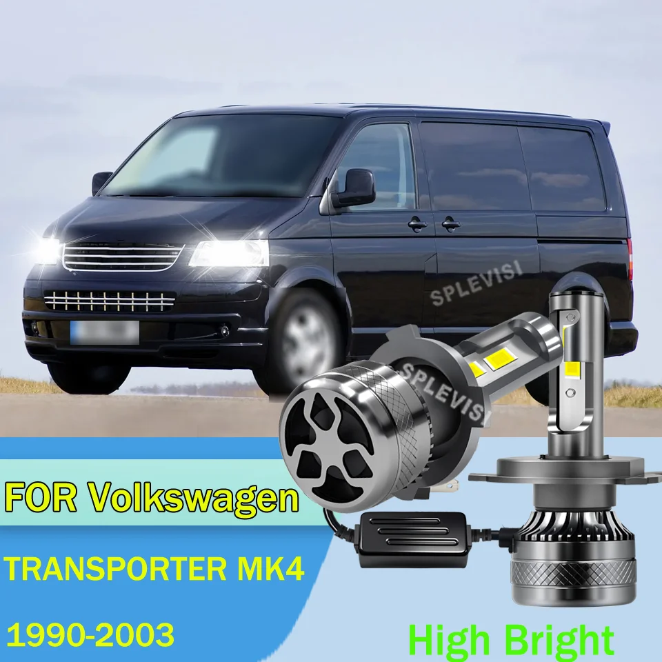 

High-Performance Led Headlights Car Lights 12V 20000LM For VW Volkswagen TRANSPORTER MK4 1990 1991 1992 1993 1994 1995 1996-2003