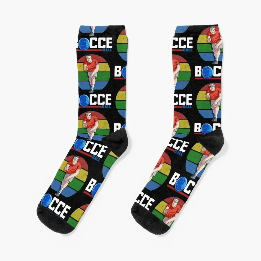 

Bocce Ball Italian Bowling Bocci Player Socks christmass gift anti-slip ankle Women's Socks Men's