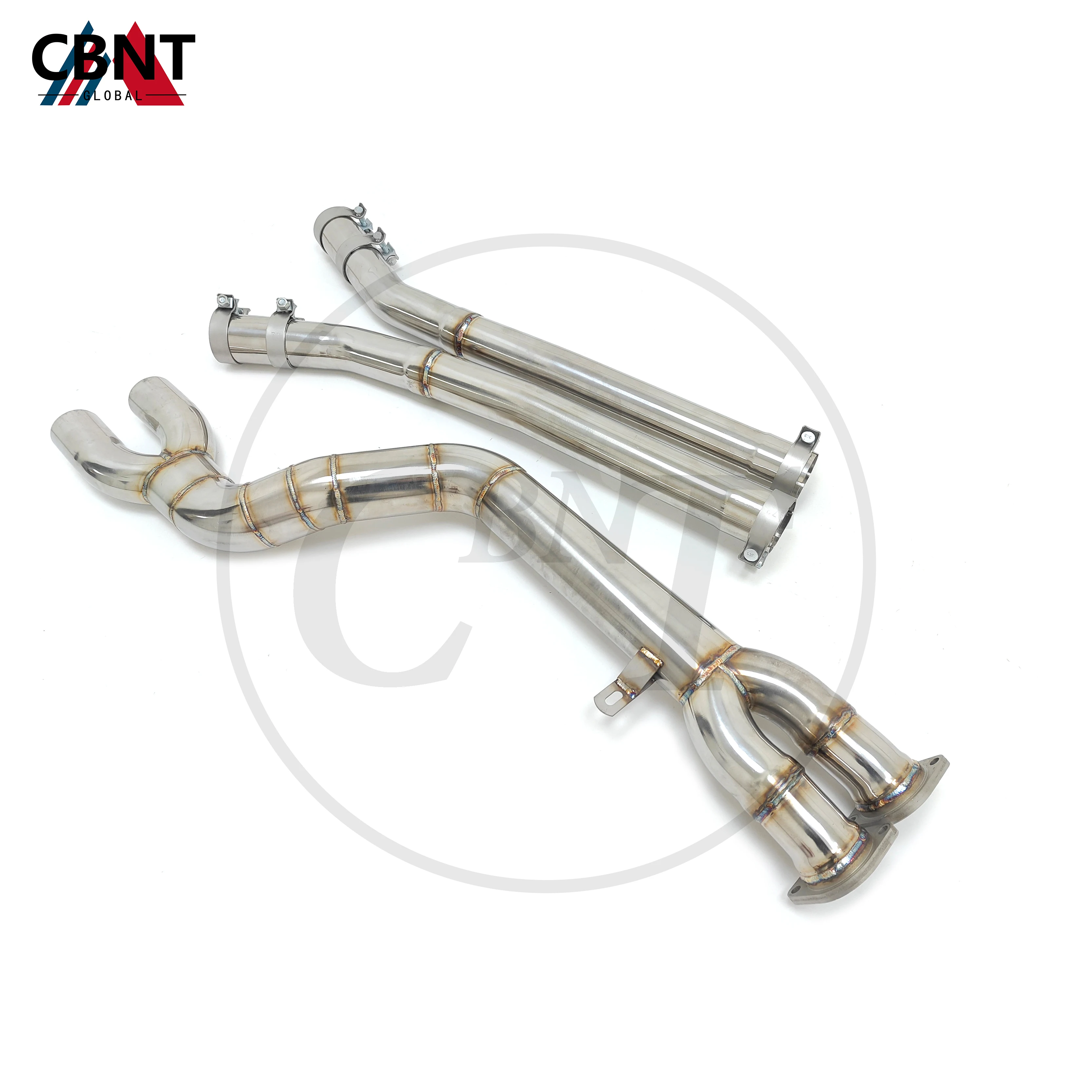 

CBNT for BMW S58 X3M F97 X4M F98 3.0T 2018-2023 Exhaust Middle Pipe 89mm/3.5inch High Quality SS304 Tuning Mid Exhaust-pipe