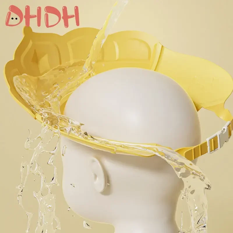 Baby Shower Cap Adjustable Hair Wash Hat for Newborn Baby Goods Infant Ear Protection Kids Shampoo Shield Bath Head Cover