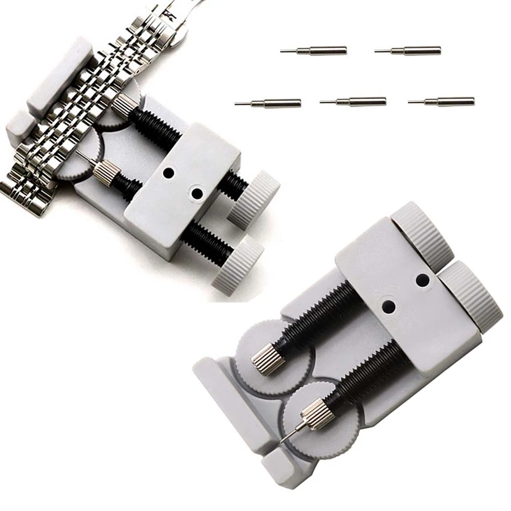 

Watch Strap Link Pin Remover Repair Tool with Pack of 3 Extra Punch Pins Replacement Band Bracelet Link Remover Spring Bar Tools