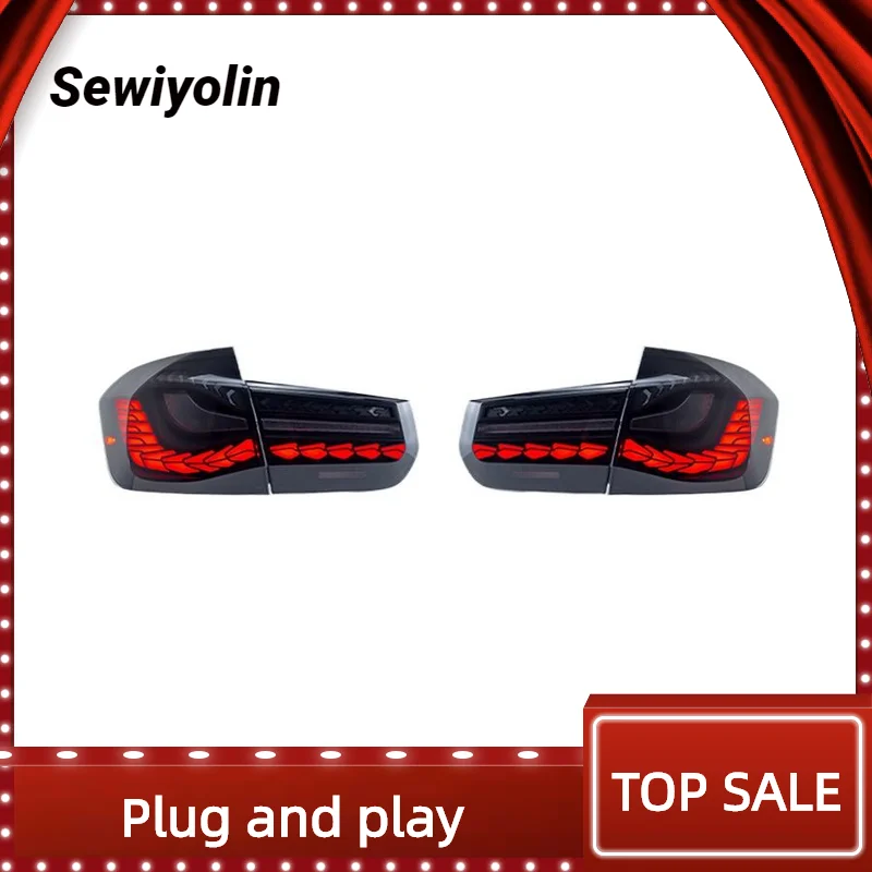 

Car Accessories Led For BWM 3 Series M3 2012-2018 F30 F80 Tail Lights Smoke Facelift Rear DRL Signal Automotive Plug And Play