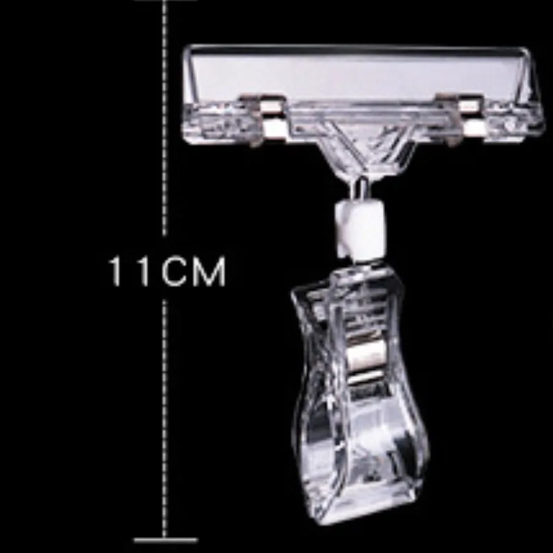 Crystal Clear Explosion-proof Clips for Advertising Display Retail Shops and Supermarkets