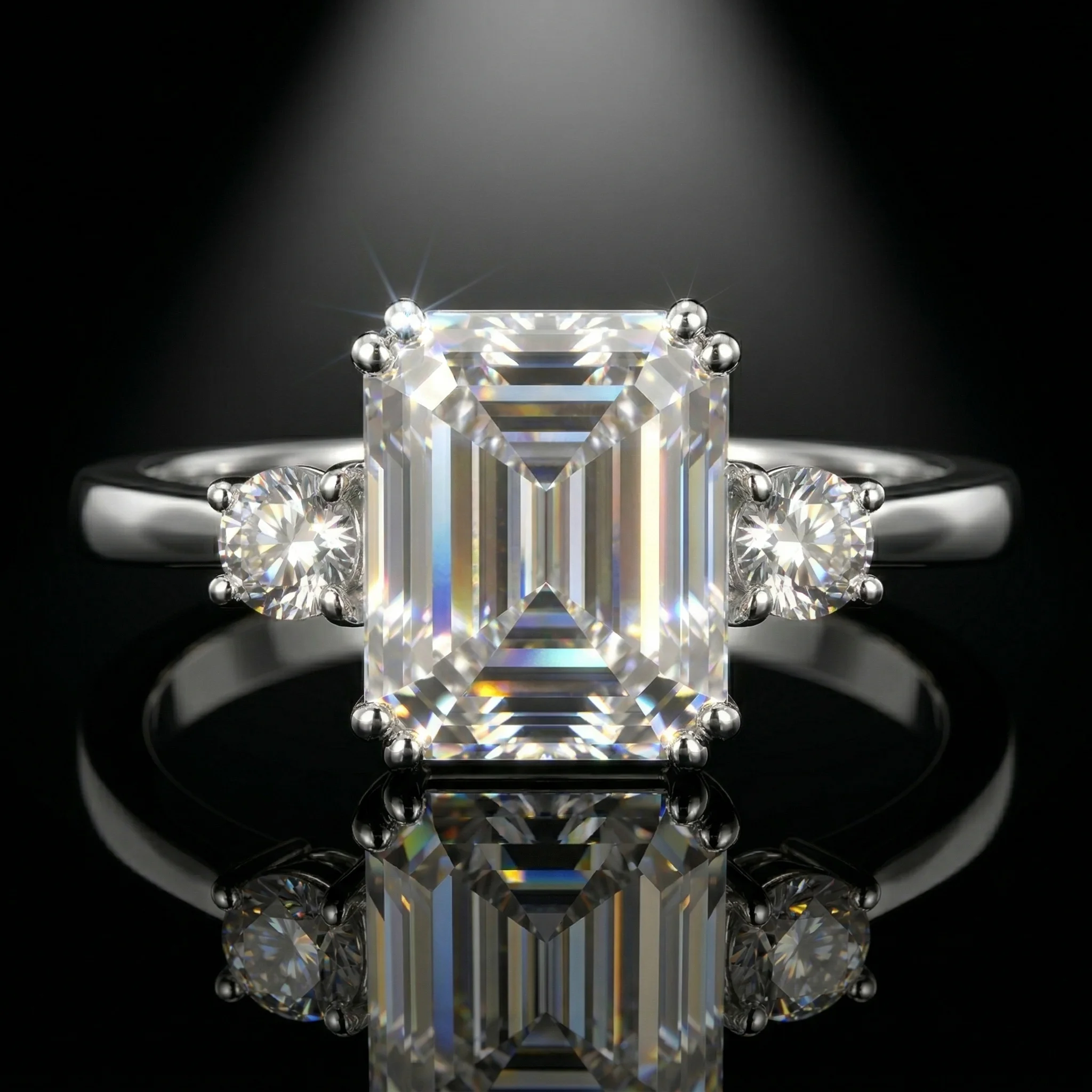 Moissanite Ring, 92…