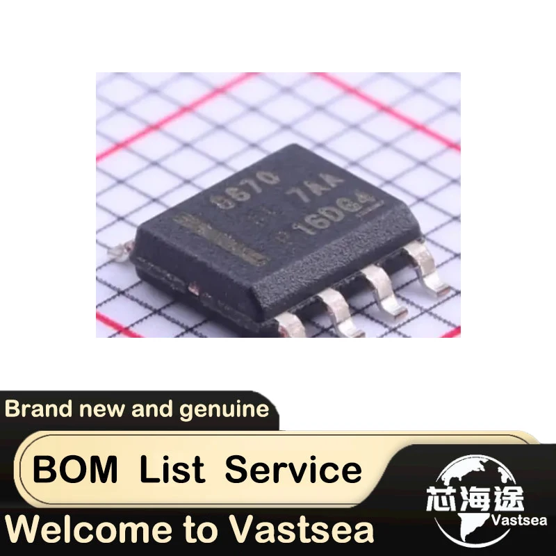 DRV8870DDA, SOIC-8 Brushed DC Motor Drivers, new and original, With BOM List Service, DRV8870DDAR