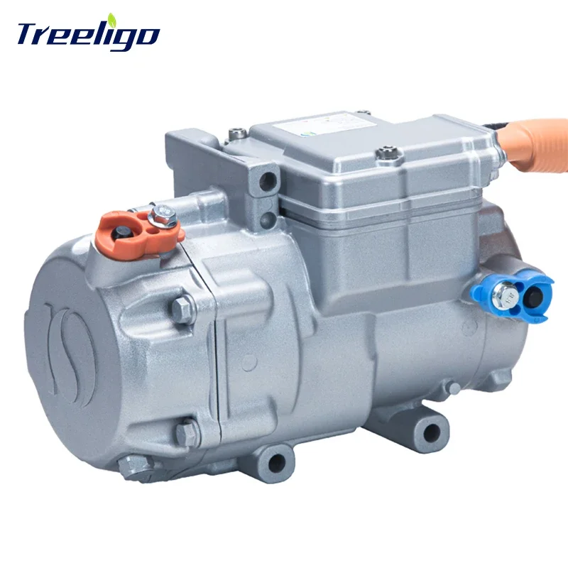 Electric Compressor Assembly 48v Dc Air Conditioner Electric Car Ac Compressor for Universal Cars & Trucks Factory Manufacture