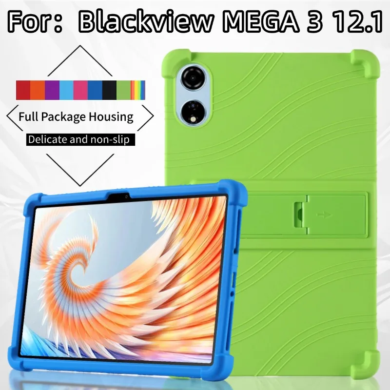 

Мягкий силиконовый чехол для Blackview Mega3 Redmi Pad 2 Pro Xiaomi Poco Pad M1 2509ARPBDG 12,1-дюймового планшета, чехол-подставка из ТПУ