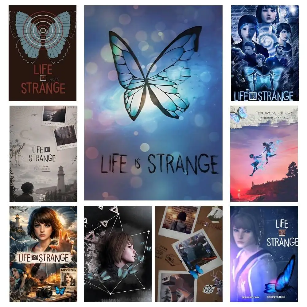 Classic L-Life Is S-Strange Adventure Game Posters High Quality Self-adhesive Wall Art Decorations Color Prints Sticky