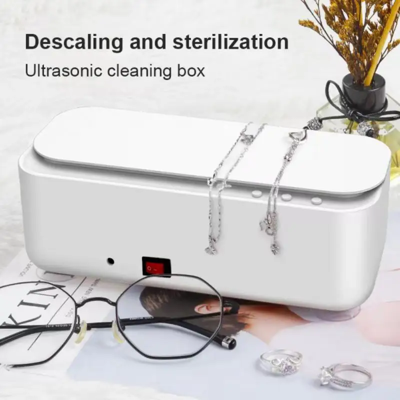 Home Use User-friendly Innovative Effective Eyeglass Cleaning Solution Ultrasonic Cleaner Eyeglass Care Trending Jewelry Cleaner