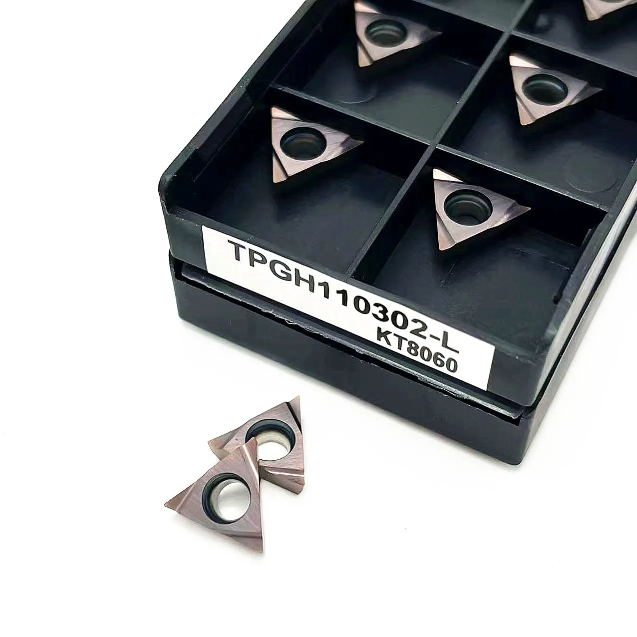 Tpgh-Nc Boring Rod Turning Tool Insert, TPGH0802, TPGH0902, TPGH1103, ângulo 02, Sbj2020, haste aborrecida para aço inoxidável, 10pcs