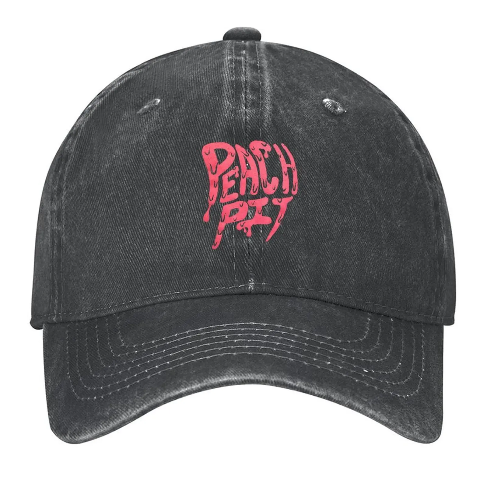 

Peach Pit Merch Pink Logo Baseball Cap Rugby Designer Hat Beach Outing dad hat Mens Women's