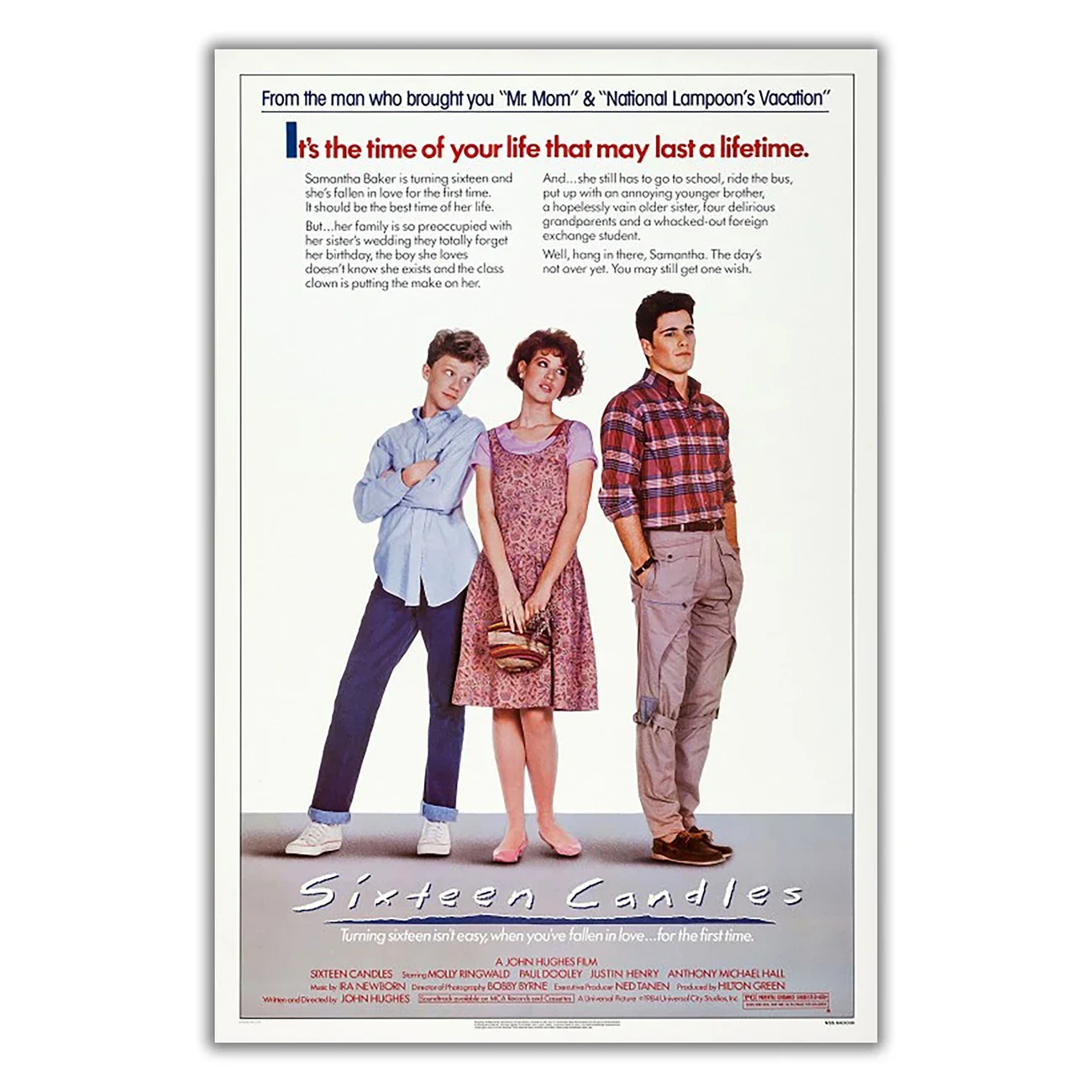 WM3048 Sixteen Candles Wonderful Classic Movie HD Silk Fabric Poster Art Decor Indoor Painting Gift