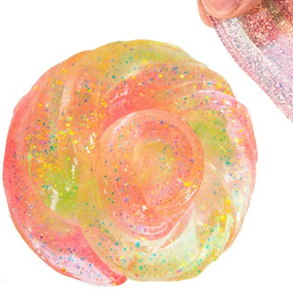 Creative Cultivation Slime Crystal Clay Non-toxic Hands-on Ability Crystal Slime Toy Rainbow Foaming Slime Pinch Toy Children