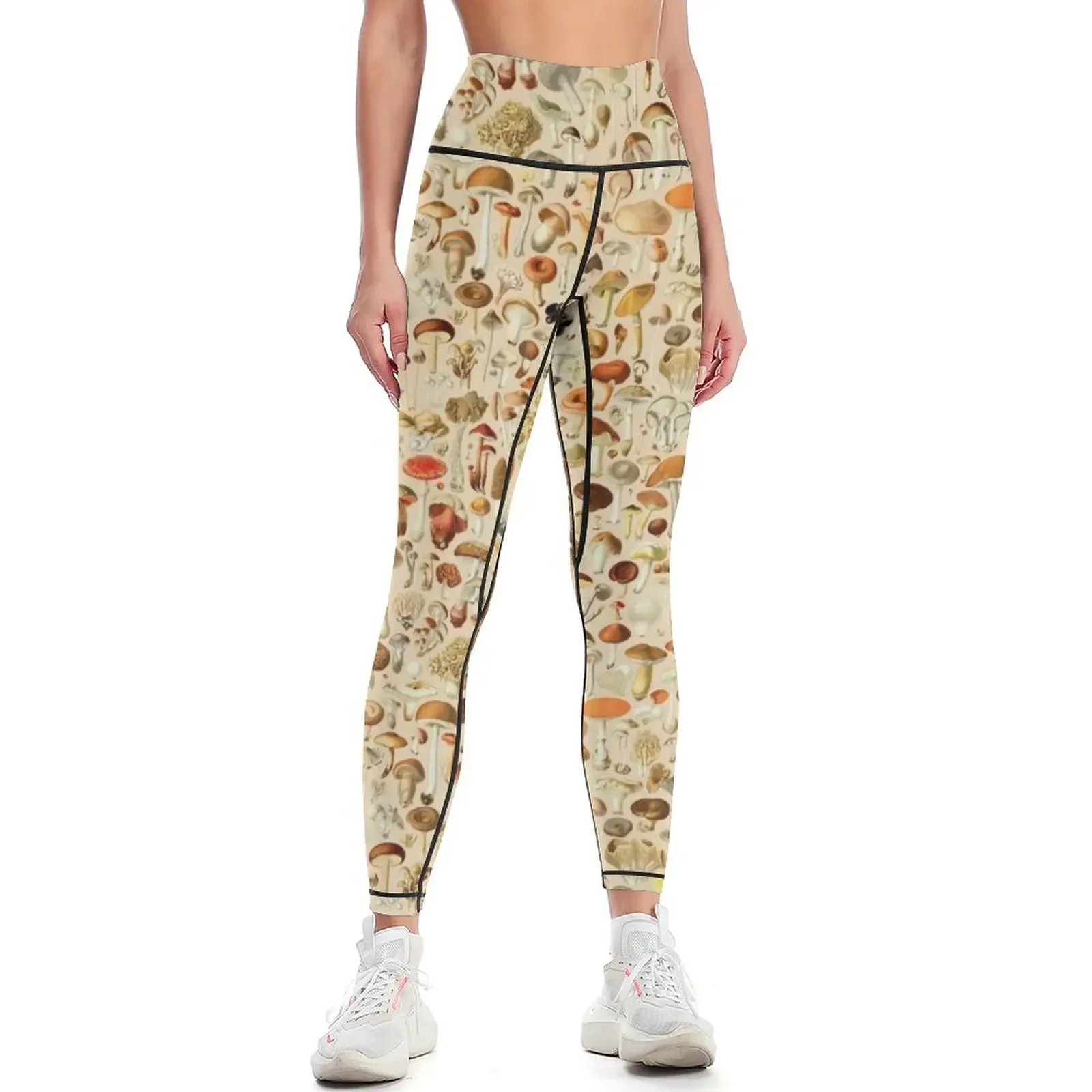 Vintage Mushroom Designs Collection Leggings Training pants sportswear for gym sport pants Womens Leggings