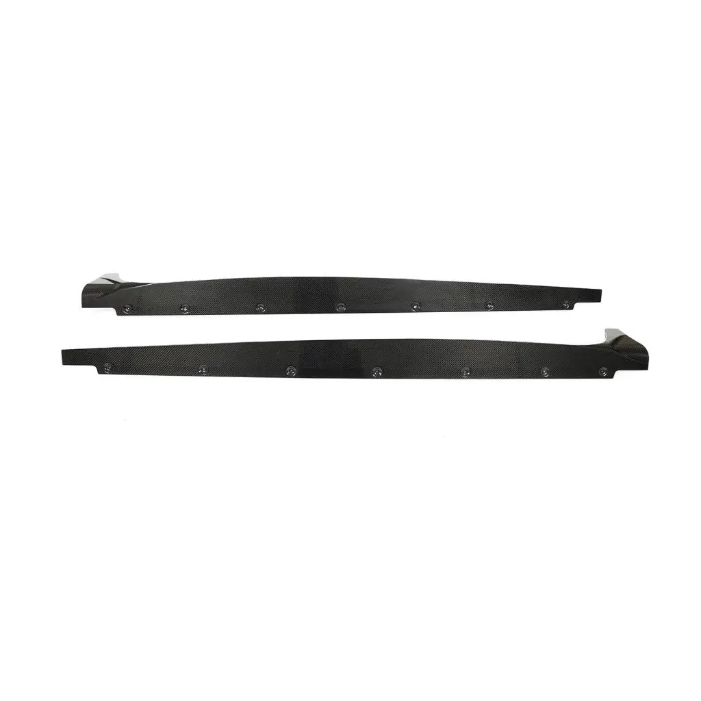 Customized product Dry Carbon Fiber Side Skirts Extension forAudi A5 S LINE S5 Sportback Hatchback 4-Door 2020-2021