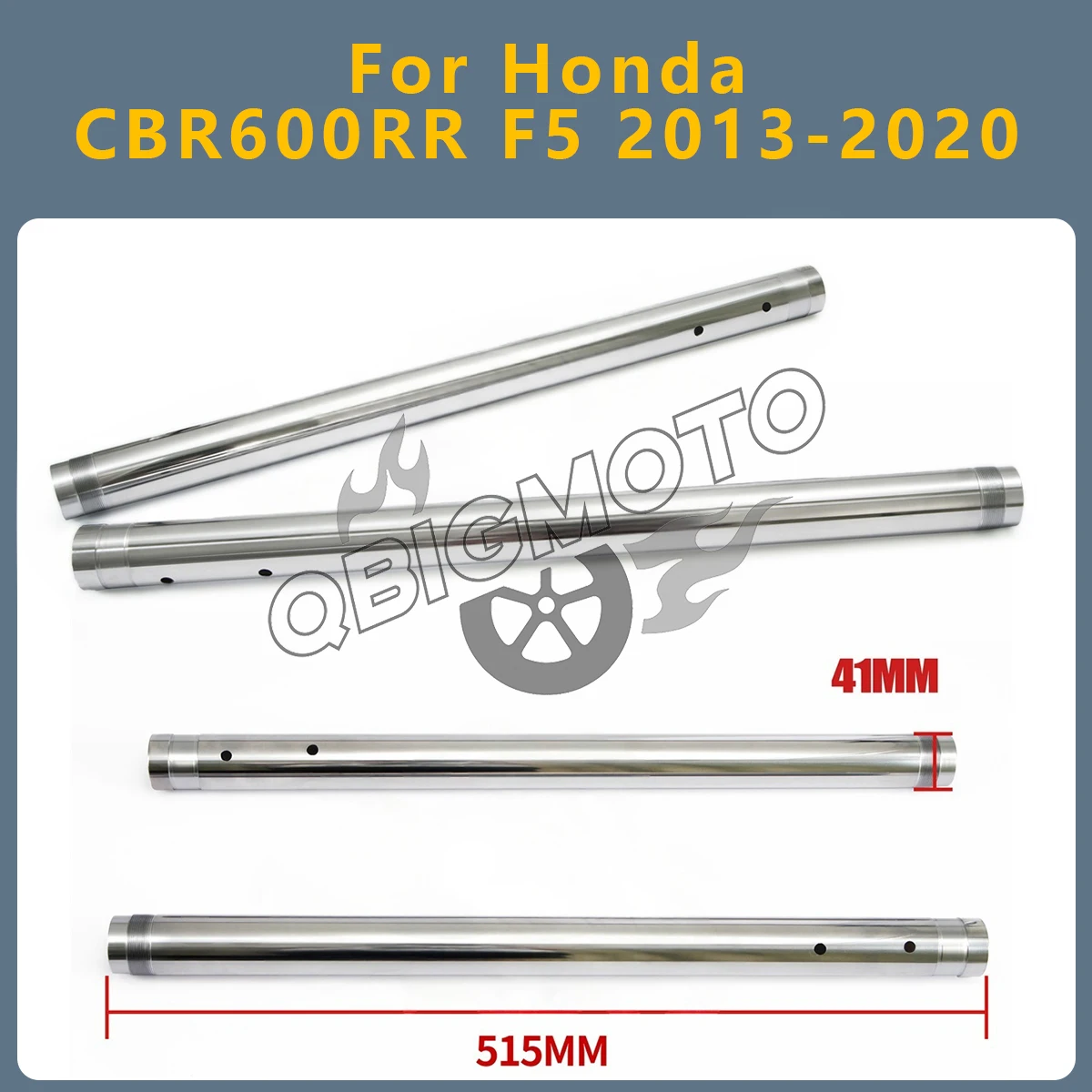 Motorcycle Front Suspension Fork Inner Tubes Pipes Accessories Set For Honda CBR600RR F5 CBR 600 RR CBR600-RR 2020 2019-2013