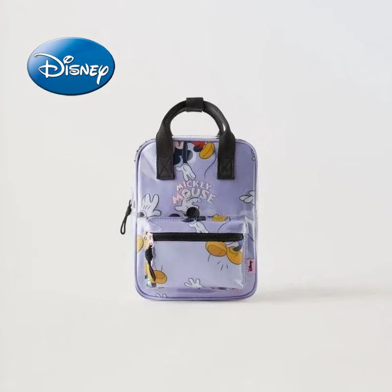 Disney\'s New Cartoon Mickey Mouse Print Kindergarten Children\'s School Bag Multi-functional Backpack for Boys and Girls