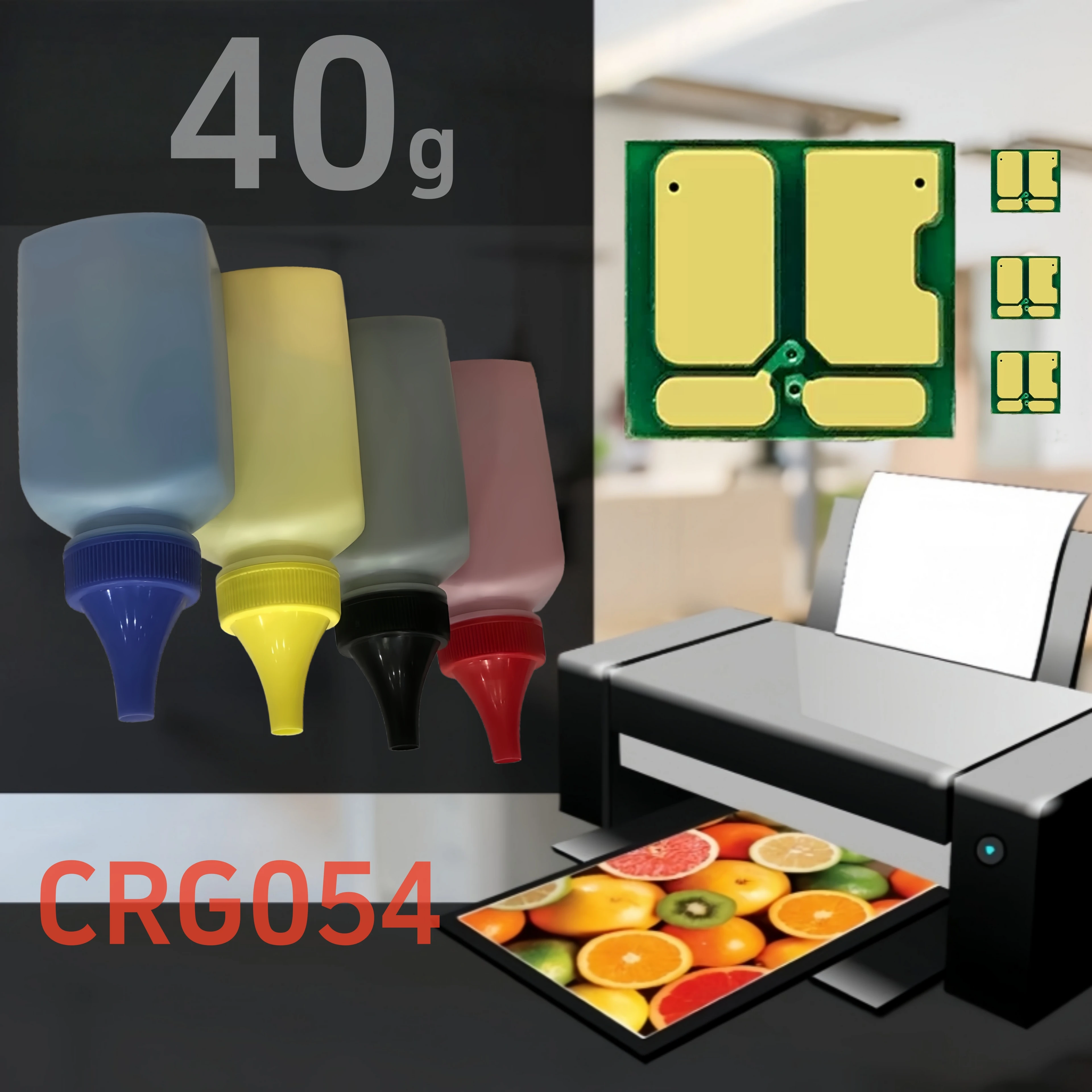 

Порошок тонера CRG054 для принтера Canon Color Image класса LBP621cw LBP623cdn MF643cdw MF645cx LBP623cdw MF641cw