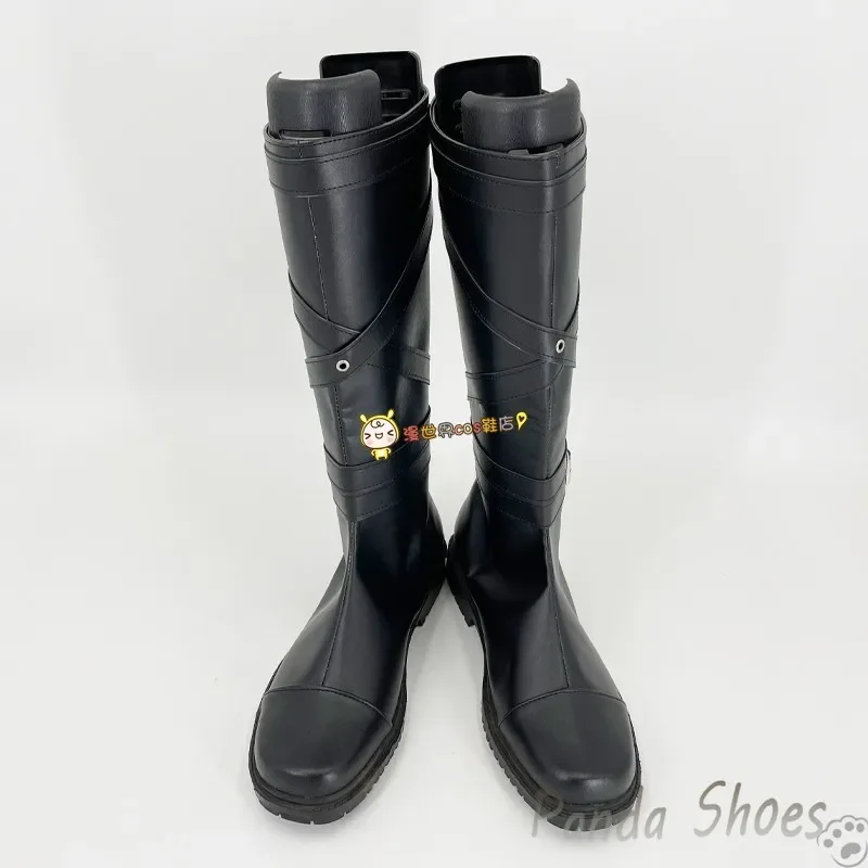 Danganronpa Tanaka Gandamu Scarpe Cosplay Anime Gioco Cos Stivali Lunghi Dangan Ronpa Costume Cosplay Prop Scarpe per Con Halloween