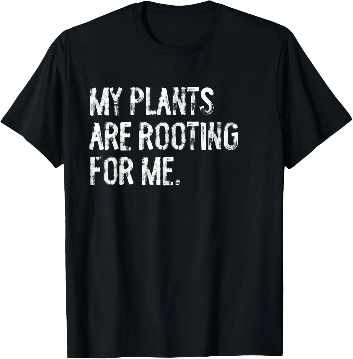 My Plants Are Rooting For Me Gardener Gardening T-Shirt 100% Cotton Trendy Y2K Short-Sleeve Tee-Soft, Quick-Drying,