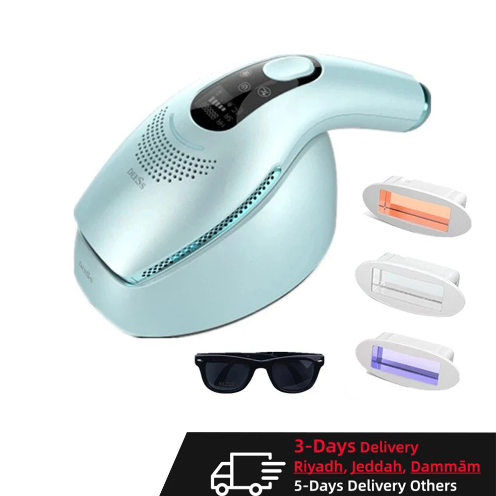 DEESS GP590 Laser Epilator: تجربة إزالة الشعر بالليزر بسرعة 0.9 ثانية