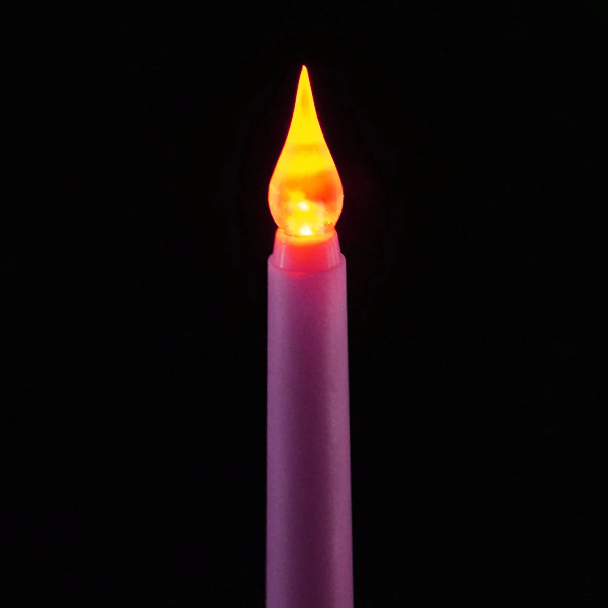 6 Piece LED Flameless Taper Candles for Wedding Arrangements Valentine S Day Decorations and Essential Home Table Candlesticks